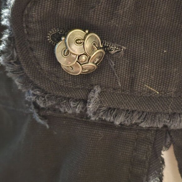 BKE Black S  Jacket Vintage Grunge Alternative Punk 1990's Y2K Steampunk Goth - Picture 15 of 15